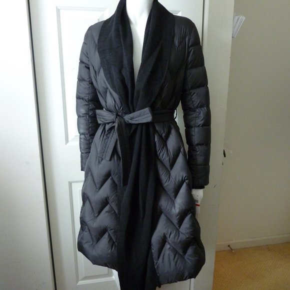 Diane Von Furstenberg Jackets & Blazers - DVF Belted Down Puffer Long Coat